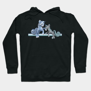 Mama and Baby Unicorn Hoodie